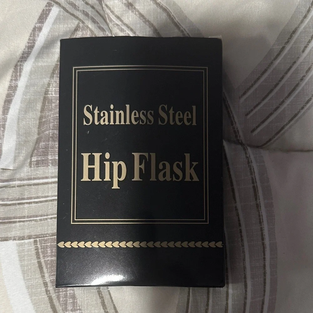 Black Stainless Steel Flask